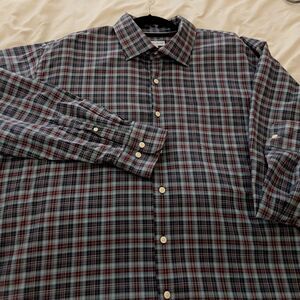 Peter Millar 2XL Shirt Plaid  Multicolor Preppy Pre-owned Excellent Condition